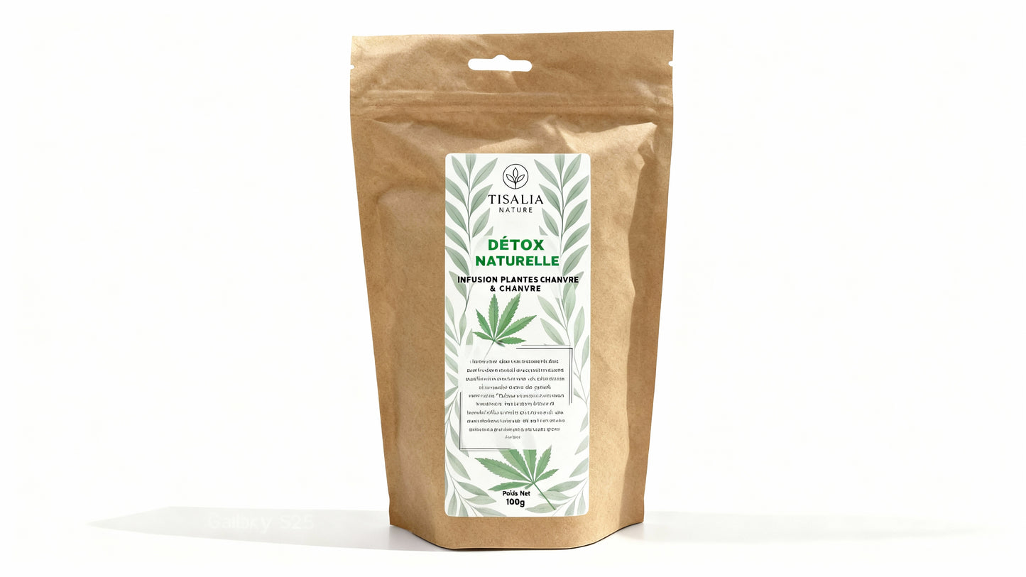 TISALIA Détox Naturelle - Infusion Chanvre & Plantes Bio | 100g