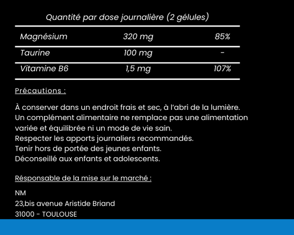 LYNÁ Harmonie - Magnésium Anti-Stress & Fatigue | 80 gélules
