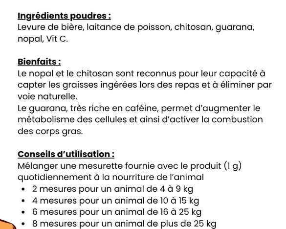 ANIMAÉ Minceur - Contrôle du Poids Chien Chat | 100g