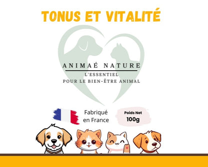 ANIMAÉ Tonus & Vitalité - Énergie Chien Chat | 100g