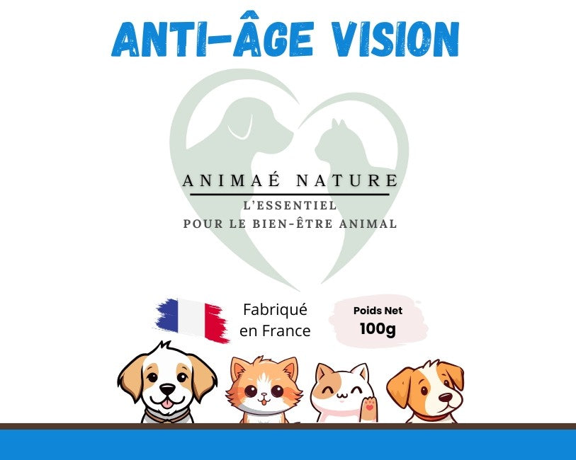 ANIMAÉ Anti-Âge Vision - Santé Oculaire Chien Chat | 100g