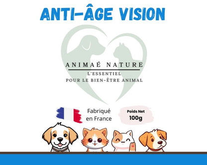 ANIMAÉ Anti-Âge Vision - Santé Oculaire Chien Chat | 100g