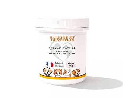 ANIMAÉ Haleine & Dentition - Hygiène Bucco-Dentaire Chien Chat | 100g