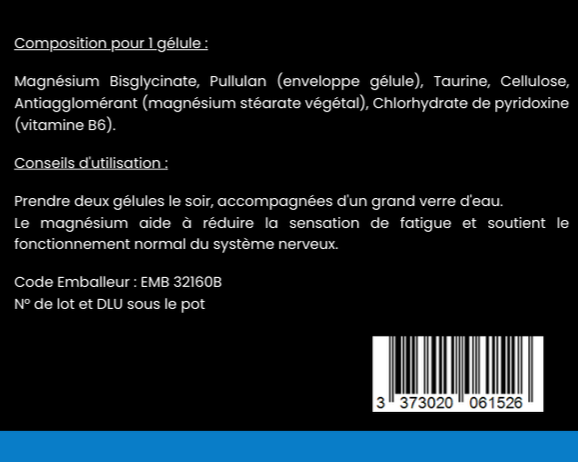 LYNÁ Harmonie - Magnésium Anti-Stress & Fatigue | 80 gélules