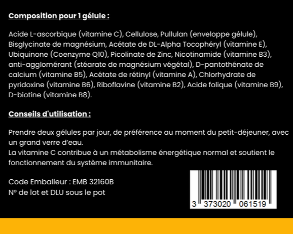 LYNÁ Vitalité - Multivitamines Énergie & Immunité | 80 gélules