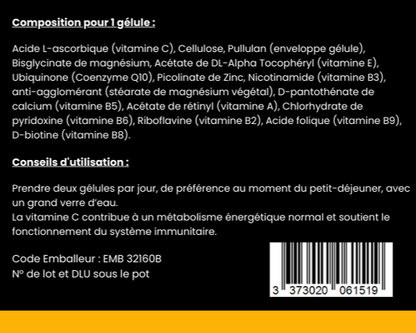LYNÁ Vitalité - Multivitamines Énergie & Immunité | 80 gélules