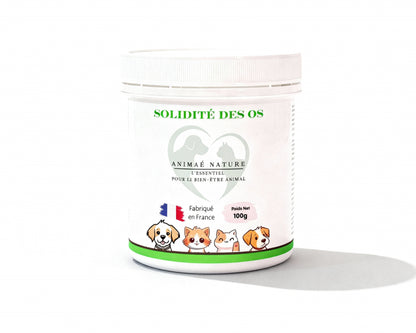 ANIMAÉ Solidité des Os - Calcium & Ossature Chien Chat | 100g