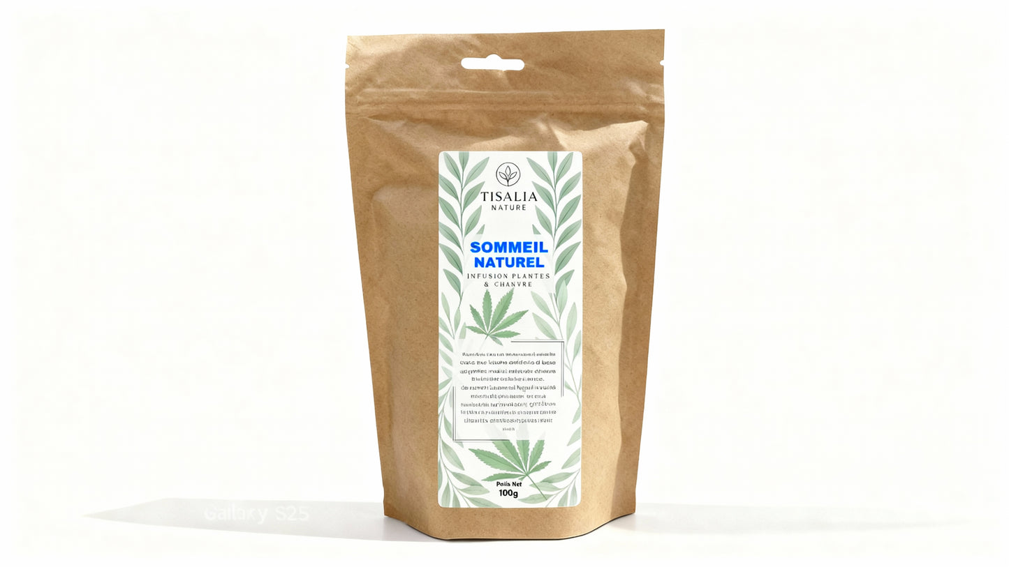 TISALIA Sommeil Naturel - Infusion Chanvre & Plantes Bio | 100g